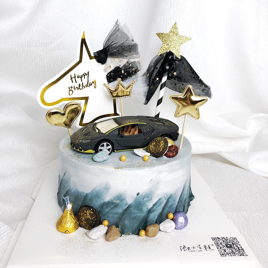 B3 men design cake