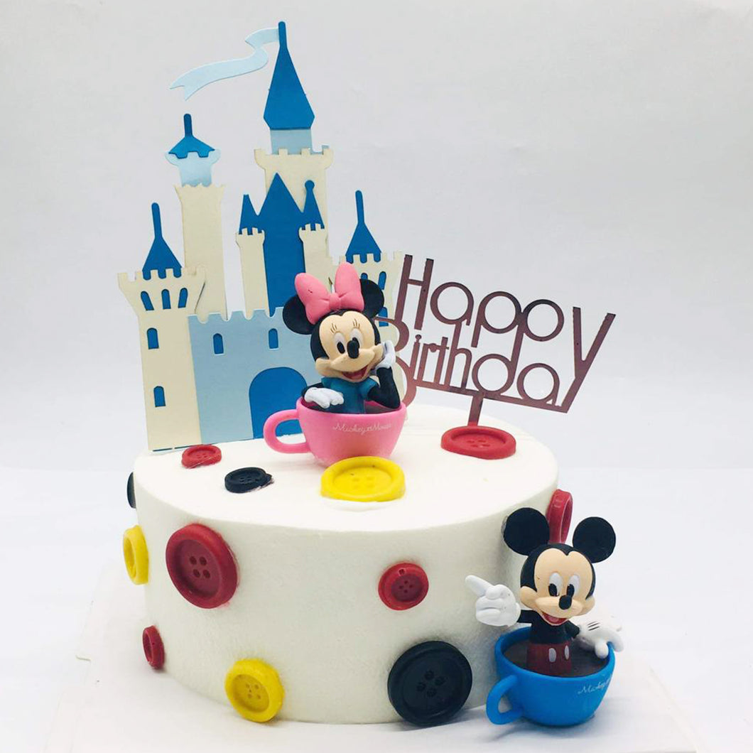 D128 cute design cake