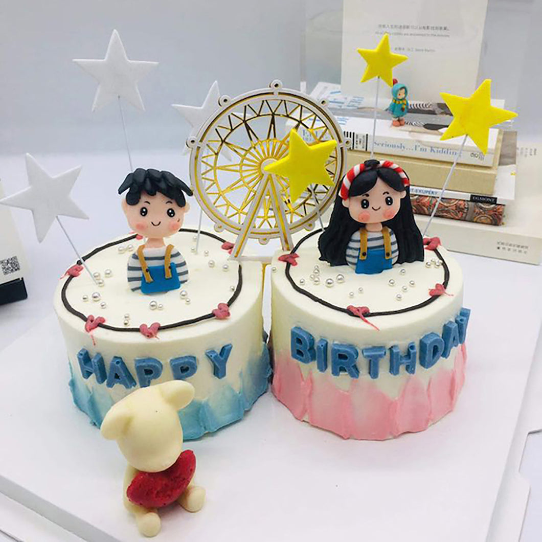 D5 cute design cake